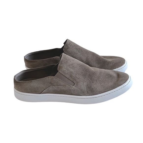 VINCE Genuine Leather Suede Slip-On‎ Flats Loafers Beige shoes 37 7 - Picture 3 of 7